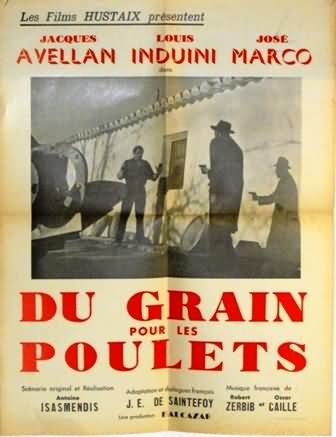 Du grain pour les poulets