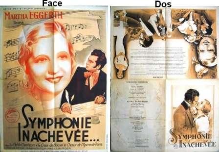 Symphonie inachevée (Affichette - Synopsis)