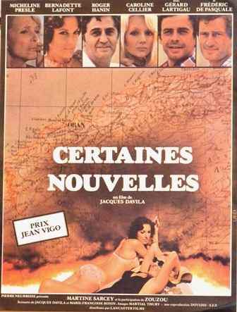 Certaines nouvelles