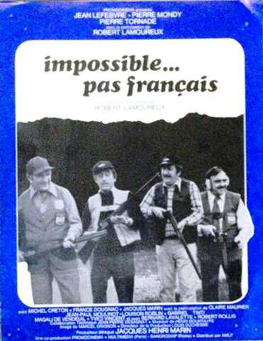 Impossible ... pas français